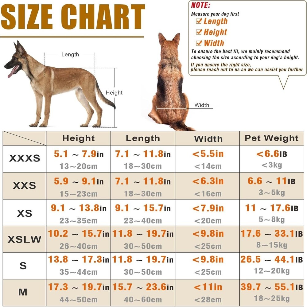 Adjustable Dog Wheelchair for Back Legs Size XS - Picture 10 of 11